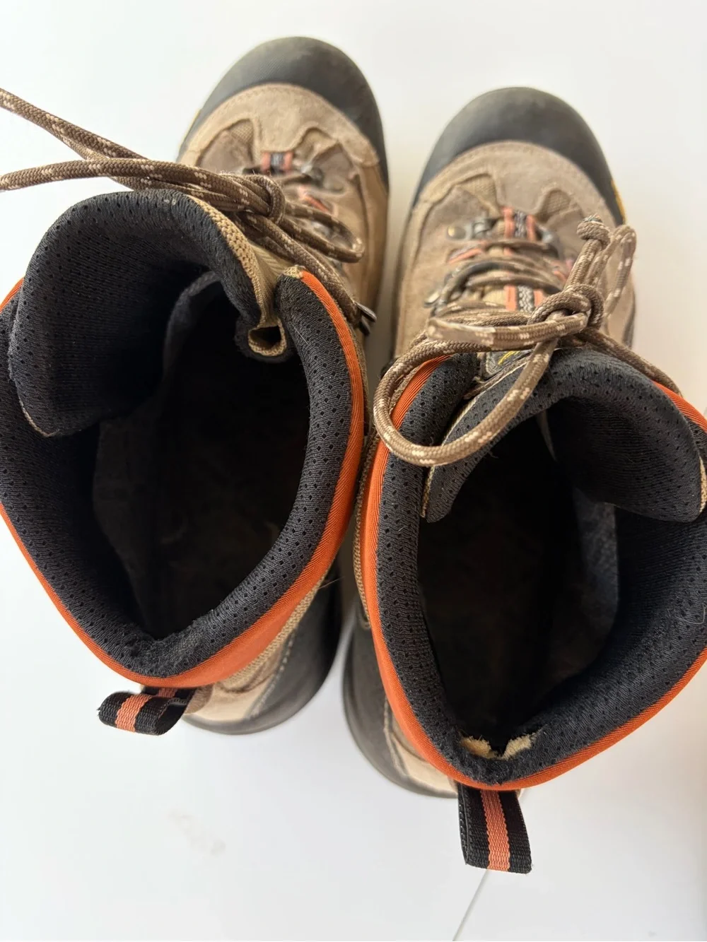 Asolo FSN95 GTX Mens 10  Gore-tex Trail Hiking Boots Brown Black Orange